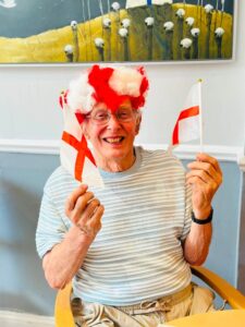england match showing at care home sussex